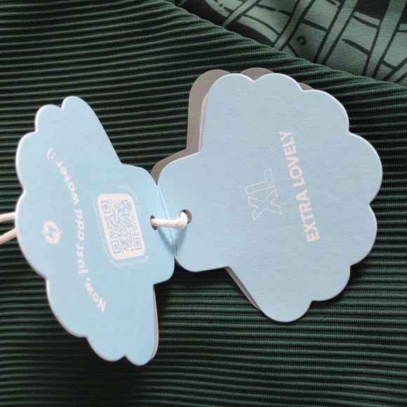 NWT Popflex Large Green Ribbed Bikini Bottom - Picture 9 of 11